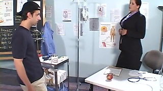 Busty Teacher MILF Gets Banged by Stud