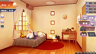 Hentai Game - Happiness Double Room - Elegant Silver Milf Rocks Cowgirl, Moans Hard Doggystyle - Free Mode