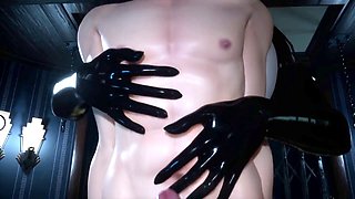 Big breasts, playing porn games, porn game