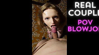 Real Couple POV Blowjob