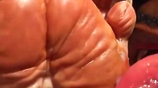 Very Old Granny Feet Oiled & Licked - Intense Sole Worship