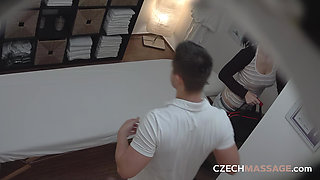 Czech Massage 91: MILF Swallows Every Drop From Her Masseur’s Cock
