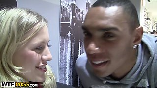 Miami in hot blonde enjoys hard public toilet fuck