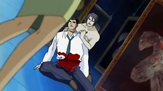 Hentai master puts a new tattoo on his slave