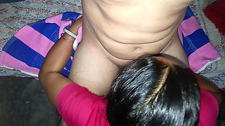 Cute Indian Bhabhi with Juicy Lips Licking and Sucking Big Cock and Enjoying Fucking in Doggy Style