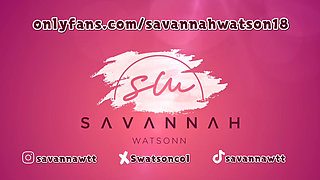 The gorgeous Savannah Watson having sex in a car outdoors with a fan