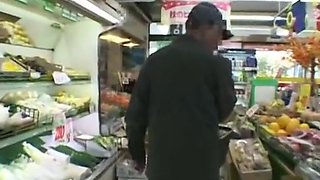 Japanese hottie banged in a public bus