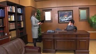 Amazing Japanese slut Yumi Kazama in Hottest Secretary, Ass JAV scene