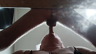 Stepmom Gets a Mouthful of My Hot Cum After Blowjob