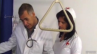 Nurses Cumshot for Patient