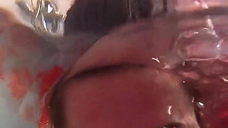 Breath Holding Underwater in Bathtub and Record with Waterproof Camera