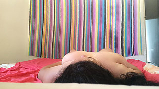 Girlfriend sucking balls deepthroat