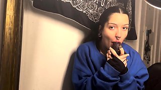 Sexy solo girl loving masturbation with toys