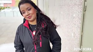 Colombian BBW Aneko Caught & Fucked By Torbe - Cum Swallowing