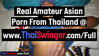 Bubble butt Thai amateur MILF wife homemade video of a POV fuck