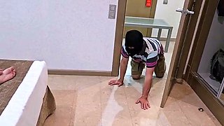 Miss Lith - Foot Pervert Sneaks Into Hotel Room