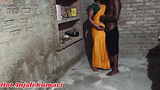 Desi Bhojpuri Sex- I Fucked My Younger Stepbrother's Wife When She Went to Talk on the Phone, Young Tight Pussy in the Old House
