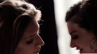 Busty stepmom gets licked and banged by shemale stepteen
