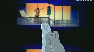 Hentai guy finds out that his friendly neighbour is