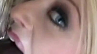 Stunning Blonde Can't Believe the Size of This Huge Black Cock
