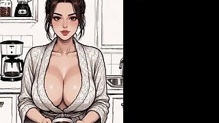 Hentai StepmomArts Big-Titted Big-Ass Form Discarded in Solo JOI - Dripping P