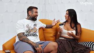Lena the Plugs First Cumshot of the Year