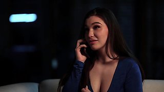 Delphine Film – Curvy Brunette Teen Lily Lou Fucks Her