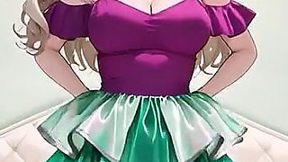 This Gorgeous Anime Beauty Can’t Get Enough - Wild Bedroom Ride Compilation.