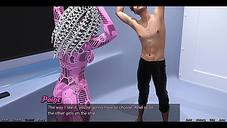 Stranded in Space - Sexy Yoga with Ai Robot