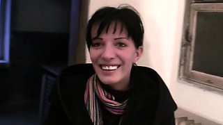 Bitch STOP - Skinny Slovak brunette gets anal fucked