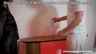 Massage Sins: Asandra Dew & Mick Shagger Hot Sex - Big Tits Blowjob & Cowgirl Riding