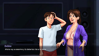 My stepmom asked me to make love to her, so we did, and it was wonderful - summertime saga