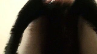 Ass brutally gaped by huge speculum and dildo