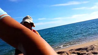 Sexy Asian lady delivers a fabulous massage on the beach