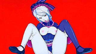 Overlord - Shalltear Fucks In A Church