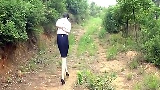 Chinese Secretary Outdoor Bondage