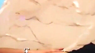 Two Horny Lesbian Stepsisters Tickling Their Wet Hairy Pussy... They Are so Exciting!!