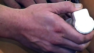 Squirting Mature Blonde's Pussy Stretched Wide and Dripping