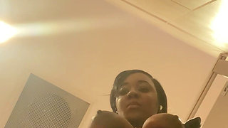 Quick Nut Solo Masturbation in Walmart Bathroom