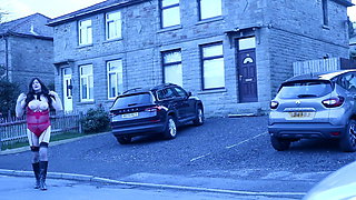 crossdressed in public on a council estate
