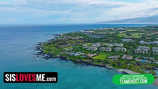 A arse plug isn\u2019t enough for this nasty schoolgirl in hawaii