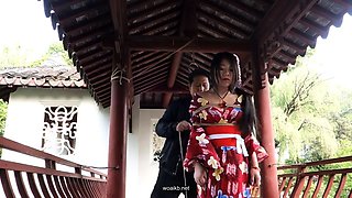 Asian japanese amateur has deep throat