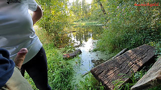 Munichgold's Outdoor Habdjob, Blowjob in the Forest... Have Fun