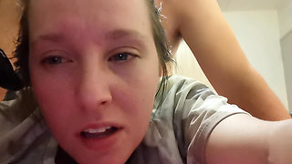 Tight Brunette Gets Fucked - Cum Inside of Her Tight Pussy