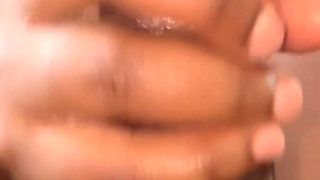 Close-up. My Stepdaughter Jerks off My BBC and Keeps Sucking While I Cum in Her Mouth