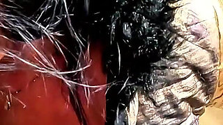Golden Glossy Downjacket POV. Deepthroat, Face Fuck and Double Cum on My Jacket