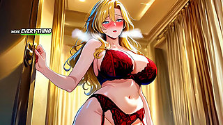 Married French Blonde MILF Seduced in Fitting Room - Ai Animation
