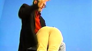 Curvy young blonde tease and fuck her old husband