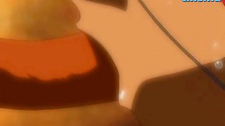 Sexy redhead chick gets fucked from behind while she sucks