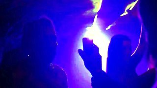 Cute black-haired ladies love a wild bathroom soiree with